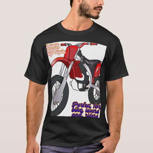 Camiseta Racing Dirt Bike Art (Frente)
