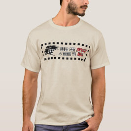 Camiseta Racing Flag & Star Speed T-Shirt