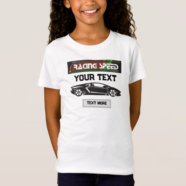 Camiseta Racing Speed Car Design – Fast Motorsport Performa (Frente)