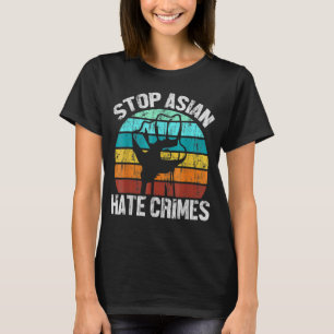 Camiseta Racismo Anti-Asiático Aapi American Interrompe o Ó