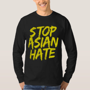 Camiseta Racismo Anti-Asiático Apoio a Aapi para deter ódio