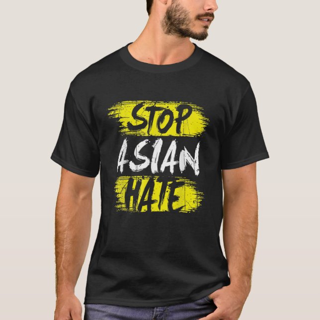 Camiseta Racismo Anti-Asiático - Sensibilização para a AAPI (Frente)