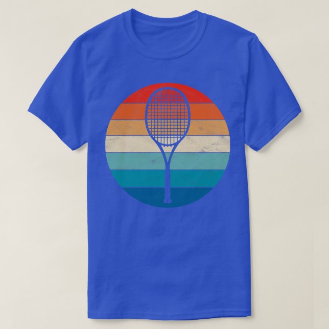 Camiseta Racket de Tênis de Vintage (Frente do Design)