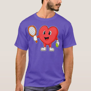Camiseta Racket de Ténis do Coração