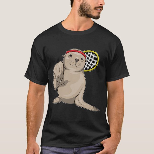 Camiseta Racket de Ténis selo (Frente)