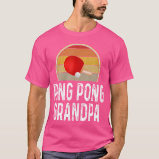 Camiseta Racket Retroativo da Mesa de Tênis do Avô de Ping 