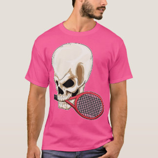 Camiseta Racket Tênis Tênis de crânio