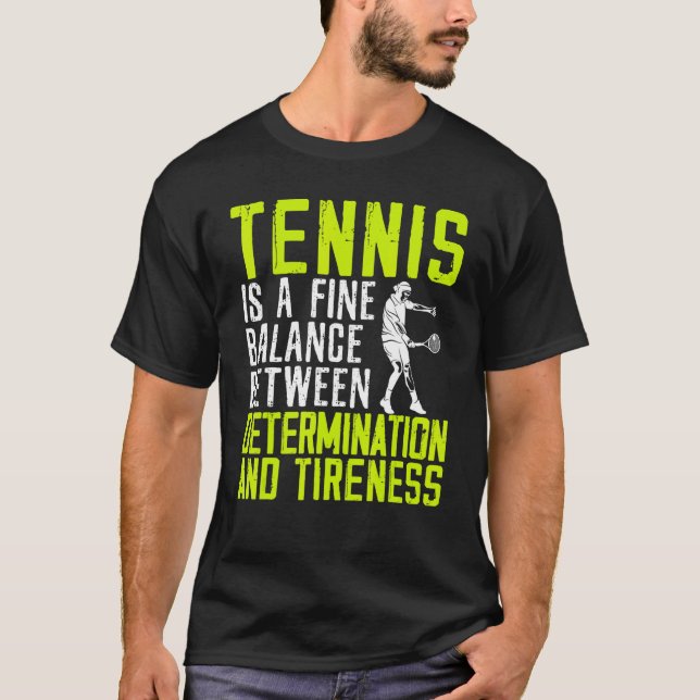 Camiseta Racket Tennis Players Tennis Ball Tennis (Frente)