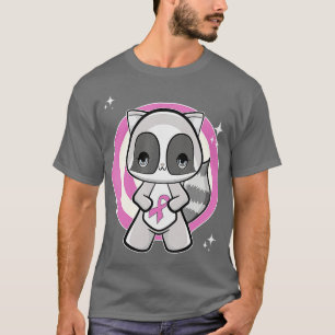 Camiseta Racoína com Sensibilização para a Leucemia de Fita