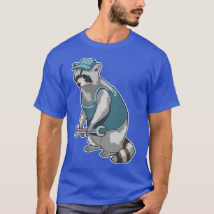 Camiseta Racoon como artesão de Wrench