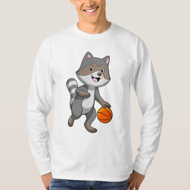 Camiseta Racoon como jogador de basquetebol (Frente)