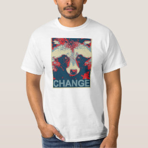 Camiseta Racoon para prezident