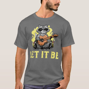 Camiseta Racoon Playing Guitar