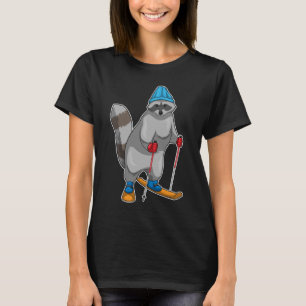 Camiseta Racoon Skier Ski