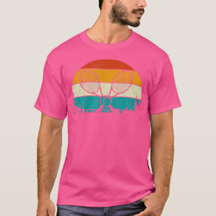 Camiseta Racquet Bola Jogo Ténis Raquetes