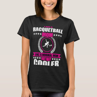 Camiseta Racquetball Mamãe Roupa Para Mulheres