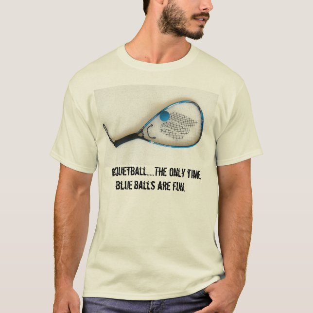 Camiseta Racquetball sujo dos esportes… (Frente)