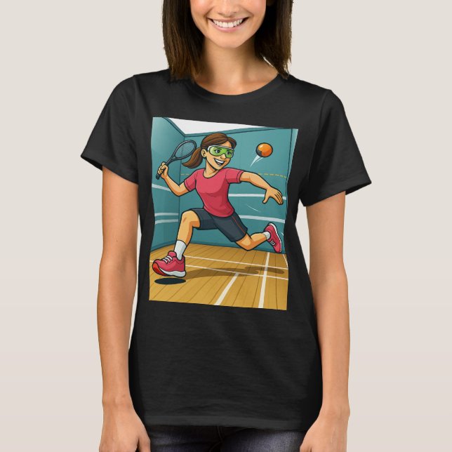 Camiseta Racquetball Woman (Frente)