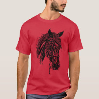 Camiseta Racy Stallion Horse Dressage