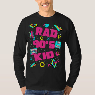Camiseta Rad 90s Criança dos anos 90s Nostalgia de Rad Esté