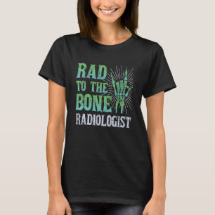 Camiseta Rad Ao Radiologista Ósseo Do Esqueleto