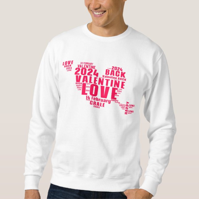 Camiseta Rad Love ideias design para dia de os nam (Frente)