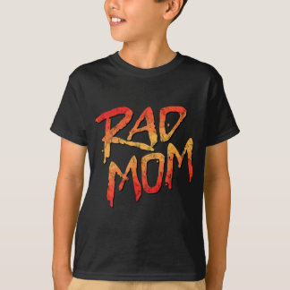 Camiseta RAD MOM - Presente Nostálgico dos anos 80 para a m