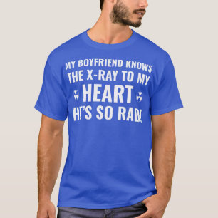 Camiseta Rad Tech Dia de os namorados Rad Tech XRay Girlfr