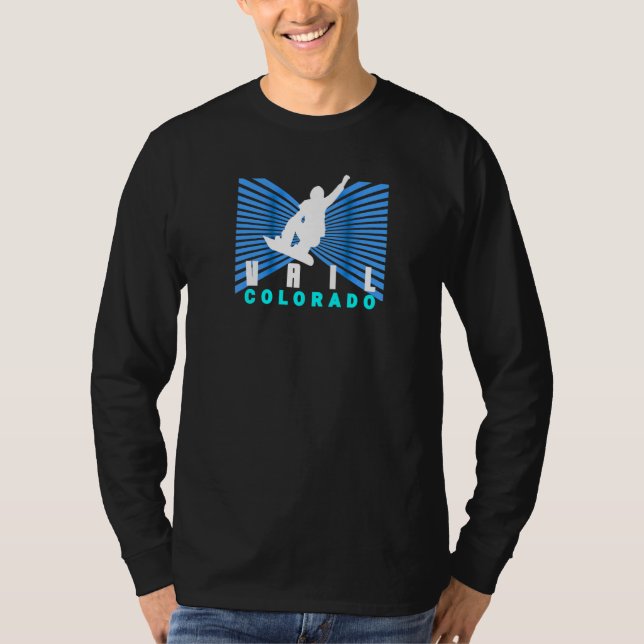 Camiseta Rad Vail Co Snowboard Vail Rad Snowboarder Vail Re (Frente)