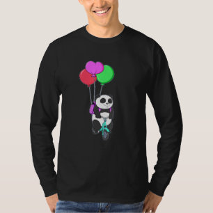 Camiseta Radel Panda Bear Bicicleta Balão Pedal Balão
