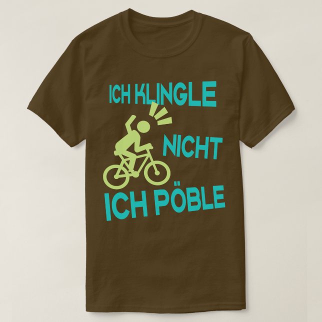Camiseta Radfahrer Rowdy Lustige Sprche Fahrrad (Frente do Design)