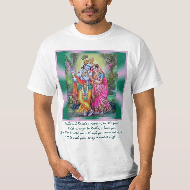 Camiseta Radha e Krishna (Frente)