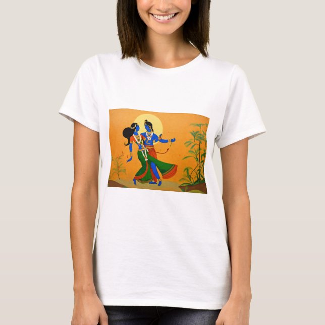 Camiseta Radha Krishna Divine Love (Frente)