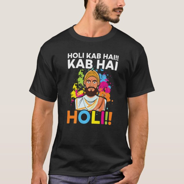 Camiseta Radha Krishna Hinduísmo Hindu Budista Holi Festiva (Frente)
