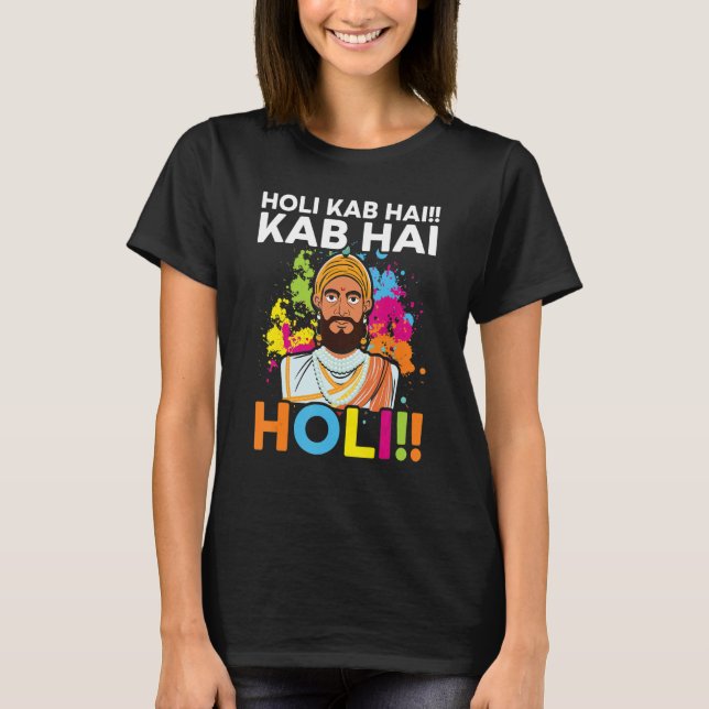 Camiseta Radha Krishna Hinduísmo Hindu Budista Holi Festiva (Frente)
