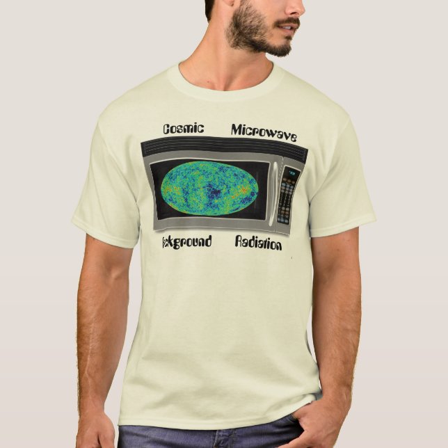 Camiseta Radiação de fundo cósmica da microonda (Frente)