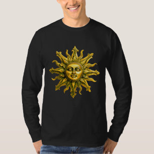 Camiseta "Radiação Dourada Celestial" O Sol