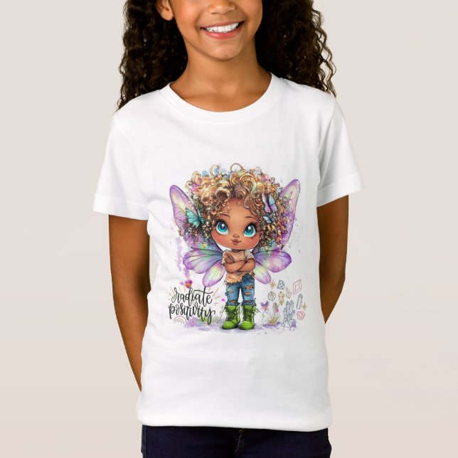 Camiseta Radiação Positiva Lil Fairy Kids T-Shirt (Frente)