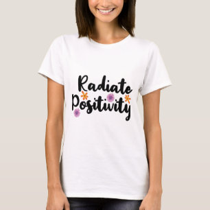 Camiseta Radiação Positividade // Cotação Inspiracional
