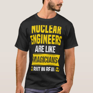 Camiseta Radiação Radioativa dos Engenheiros Nucleares e Nu