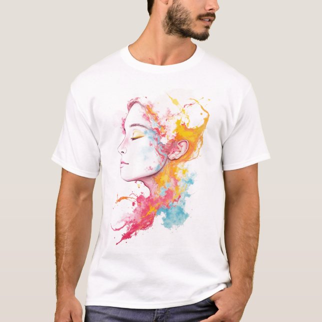 Camiseta Radiância interna (branca) (Frente)