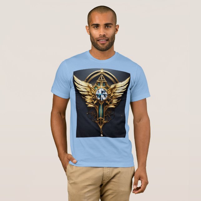 Camiseta Radiant Crystal Vibes T-Shirt: Eleve seu estilo (Frente Completa)