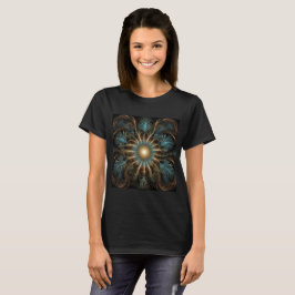 Camiseta Radiant Fractal Flower
