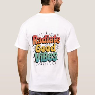 Camiseta Radiar boas vibrações - Espalhar a positividade co