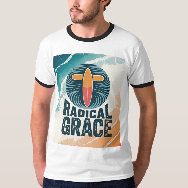 Camiseta Radical Grace Surf Christian (Frente)