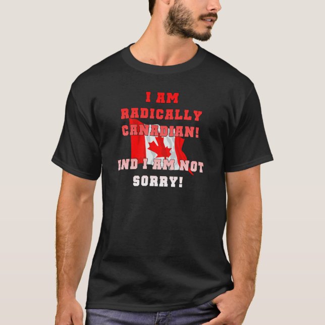 Camiseta Radicalmente Canadense (Frente)