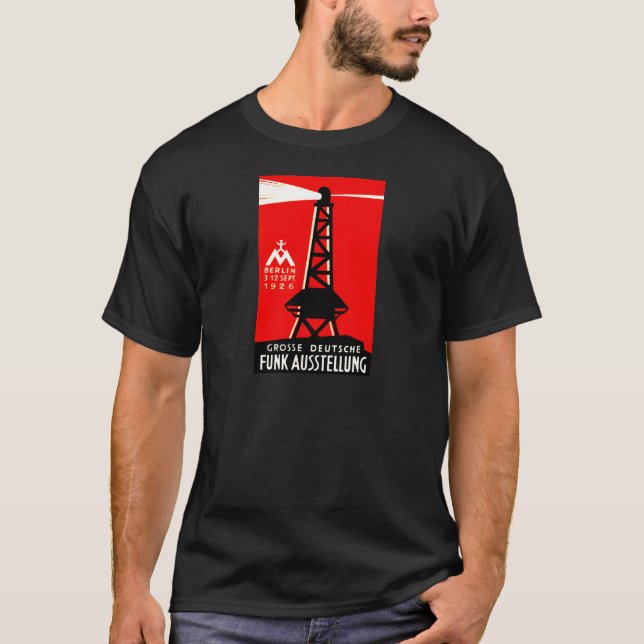 Camiseta Rádio 1926 + Poster da transmissão (Frente)