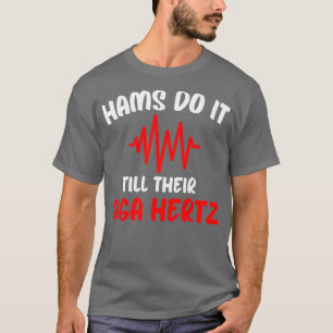 Camiseta Rádio Amadora Hams Engraçados de Design até os seu