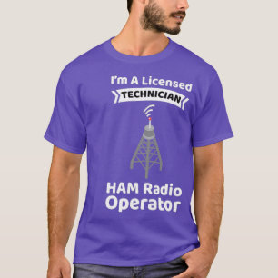 Camiseta Rádio Amateur Operador Funny Ham