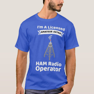 Camiseta Rádio Amateur Operador Funny Ham Radio Amateur